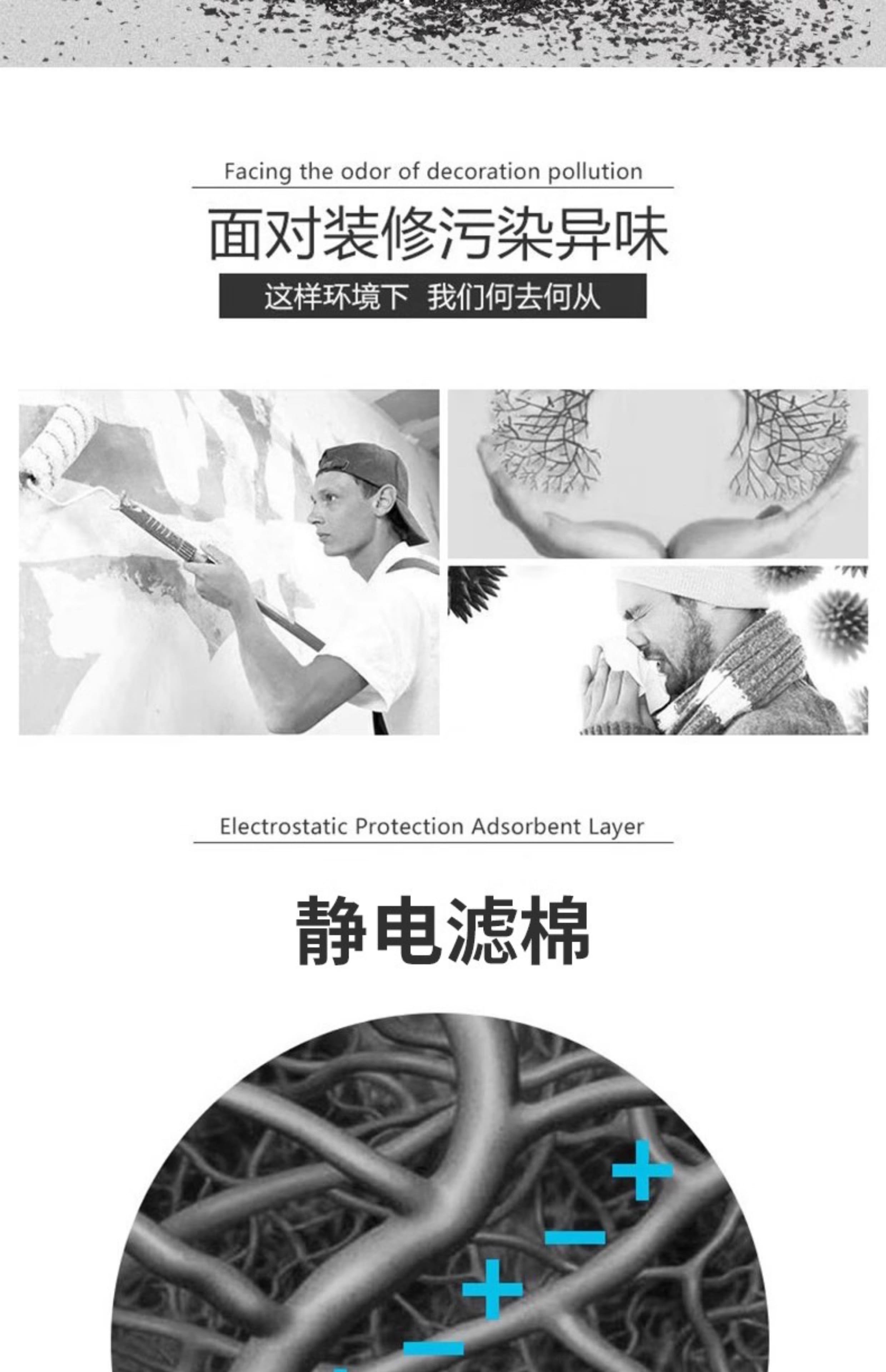 3M 9542V 防颗粒物口罩 （呼气阀、头带式、活性炭、减除有机蒸气异味、中国KN95认证）